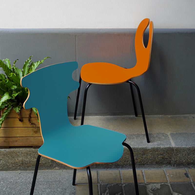 CHAISE LA COQUETTE, bleu turquoise