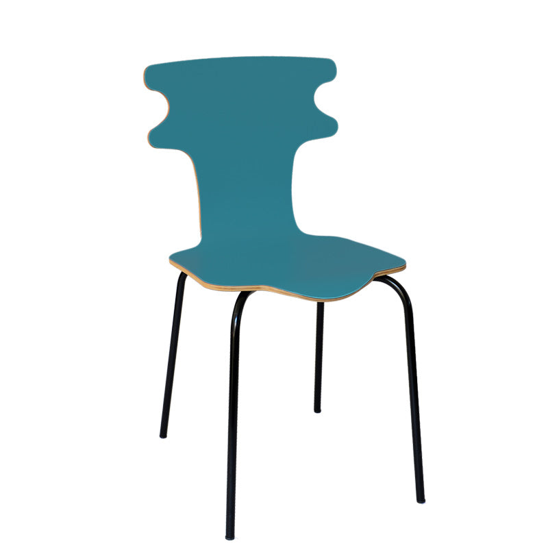 CHAISE LA COQUETTE, bleu turquoise